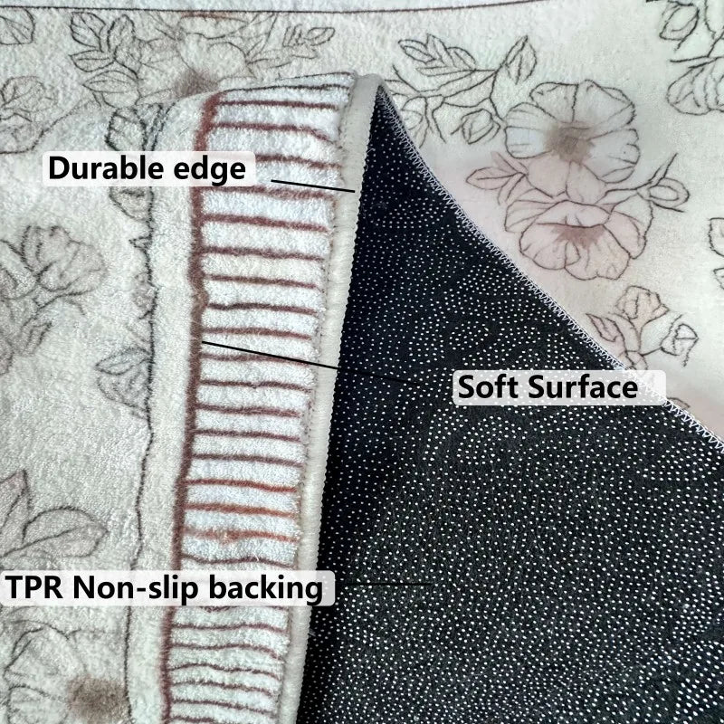 VIKAMA Coin Pattern Carpet Spongebob Bedroom Living Room Side Rug Entry Door Mat Non Wrinkle Anti-Slip Home Decoration